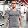 3 Pack Men's Compression Shirts Short Sleeve Workout T-Shirt Cool Dry Undershirts Baselayer Sport Cool Shirt Running Tops view 3
