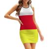 Adugen Origei North Ossetia Flag Sleeveless Sundress Women's Dress Tight Dress Summer Dresses for Women 2022 XL view 1