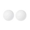 KOCOME 2 Pcs 36mm Table Soccer Footballs Replacements Mini White Soccer Balls Resin Football Indoor Official Tabletop Game Ball view 1