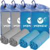 YQXCC 4 Pack Cooling Towels | 40"x12" | Ice Cool for Neck | Microfiber Soft Breathable Chilly | for Yoga, Golf, Gym, Camping, Running, Workout & More Activities view 1