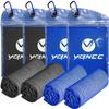 YQXCC 4 Pack Cooling Towels | 40"x12" | Ice Cool for Neck | Microfiber Soft Breathable Chilly | for Yoga, Golf, Gym, Camping, Running, Workout & More Activities view 1