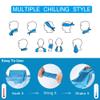 YQXCC 4 Pack Cooling Towels | 40"x12" | Ice Cool for Neck | Microfiber Soft Breathable Chilly | for Yoga, Golf, Gym, Camping, Running, Workout & More Activities view 2