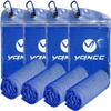 YQXCC 4 Pack Cooling Towels | 40"x12" | Ice Cool for Neck | Microfiber Soft Breathable Chilly | for Yoga, Golf, Gym, Camping, Running, Workout & More Activities view 1