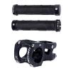 FIFTY-FIFTY Double Lock-On Mountain Bike Grips, Bicycle Handlebar Locking Grips, Aluminum Alloy Mountain Bike Stem for 1-1/8 Steer Tube 31.8mm Handlebar view 1