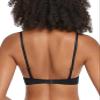 Telusu Sexy Low Back Bralette for Women Girls Wedding Dress Convertible Lift Bras Underwear Ladies Low Cut Bra (Color : Black, Size : 70/32D) view 2