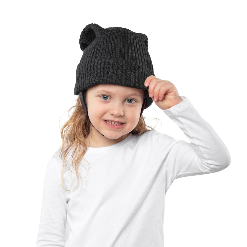 Ribcap Lenny Kids Medical Grade Protective Helmet | Anthracite | Mini/Kids Small (Head Circumference 18.5-19.5") | Soft Helmet for Epilepsy