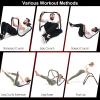 Goplus AB Fitness Crunch, Portable Abdominal Machine Workout Exerciser for Core Strength, Muscle Training, Sit Up AB Trainer for Home, Office, Gym (Black) view 2