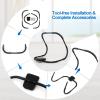 Goplus AB Fitness Crunch, Portable Abdominal Machine Workout Exerciser for Core Strength, Muscle Training, Sit Up AB Trainer for Home, Office, Gym (Black) view 4