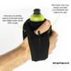 Amphipod Hydraform Ergo-Lite Handheld Water Bottle, BPA-Free Minimalist Insulated Hydration for Ultra-Running & Walking - Charcoal - 16 oz view 2