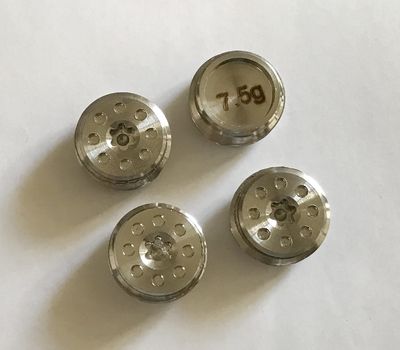 4 Piece Golf Weight Screw Fit for PXG GEN2 Brando,Mini Gunboat Putter, Gen 4 0811X X+ Prototype Driver (4 Piece 7.5g, Silver)