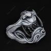 Kikadeen Half Face Samurai Mask Oni Mempo Japanese Ronin Demon Noh for Airsoft Paintball BB Gun Motorcycle White Joker KKD KK32 view 4