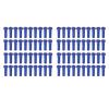 VBESTLIFE Bike Spoke Nipples 14G Iron Spoke Nuts for Bicycle Wheel Building and Repair Replacement Parts 80 Pack for Mountain Road Folding Bikes (Blue) view 1