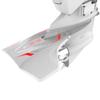 STINGRAY HYDROFOILS - XR4 Senior Hydrofoils for 40-300 hp Boats (White) - Perfect for Water Skiing, Wakeboarding, Tubing - Engine Stabilizer Fins for Outboard/Outdrive Motors - Made in The USA view 1