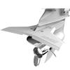 STINGRAY HYDROFOILS - Classic Senior 2 Hydrofoils for 40-300 hp (White) - Stabilizer Fins for Outboard/Outdrive Motors - Made in The USA view 1