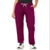 WonderWink Womens Convertible Slim Leg Cargo Medical Scrubs Pants, Wine, XX-Small US view 1