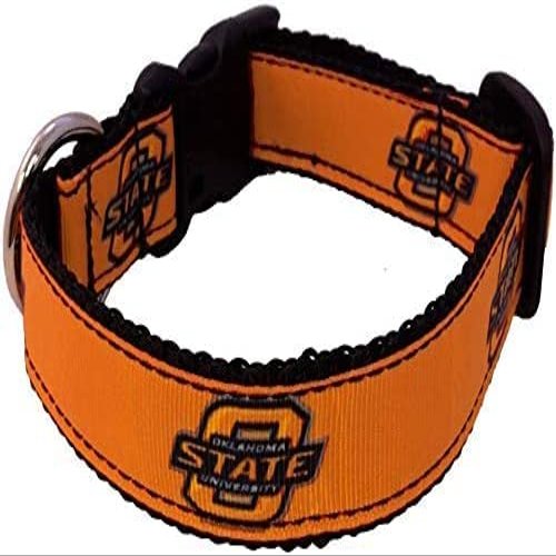 College Dog Collar (Extra Small, Oklahoma State)