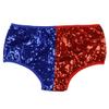 DC Comics Harley Quinn Costume Womens Suicide Squad Sequin Underwear (X-Large) Multicolored view 2