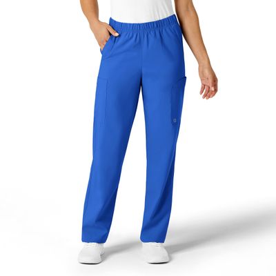 WonderWink W123 Unisex Multi-Cargo Scrub Pant - Royal, L
