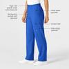 WonderWink W123 Unisex Multi-Cargo Scrub Pant - Royal, L view 2