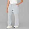 WonderWink Womens Moderate Flare Leg Cargo Medical Scrubs Pants, Grey, XX-Small US view 3