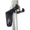 IRON AMERICAN Alpha Single Barbell Gym Wall Storage - Barbell Wall Mount Rack, Barbell Hanger 4.5 x 3.3 x 4 Inches - Holds Any Standard Olympic Barbell Hardware Included (Alpha Single Barbell) view 1