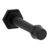 National Hardware N830-530 Powell Door Stop in Matte Black, 3" view 1