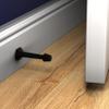 National Hardware N830-530 Powell Door Stop in Matte Black, 3" view 2