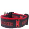 College Dog Collar (Medium, Nebraska) view 1