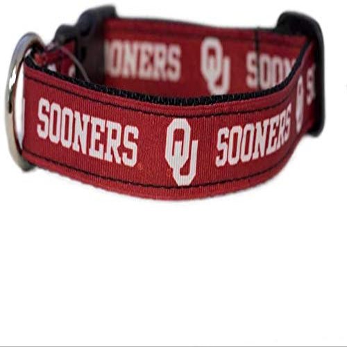 College Dog Collar (Large, Oklahoma)
