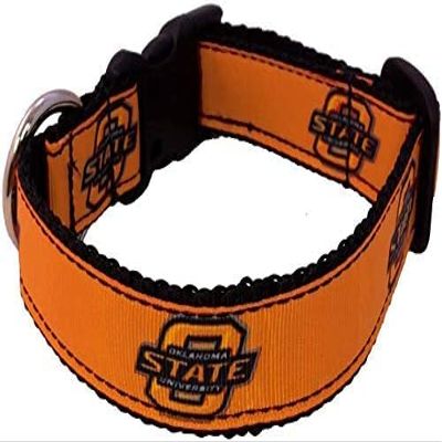 College Dog Collar (Medium, Oklahoma State)
