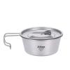 ATiAP Sierra Cup Bowl Pot Titanium Bowl Cookware 350ML 520ML for Outdoor Camping Hiking Picnic BBQ (350ML) view 1