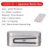 ATiAP Titanium Bento Lunch Box Set Mess Kit with Lid Handle Bag 1200ML 800ML Cooking Food Box Bento Box for Outdoor Camping Hiking Picnic Daily Use (800ML) view 2