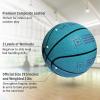 Zo Athletics Weighted Basketball - Workout Included on The 3lb Heavy Basketball for Training and Dribbling Drills - Training Equipment for Adults and Youth (Teal) view 3