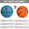 Zo Athletics Weighted Basketball - Workout Included on The 3lb Heavy Basketball for Training and Dribbling Drills - Training Equipment for Adults and Youth (Teal) view 4