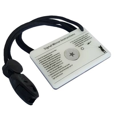 Coopers Bay Emergency Signaling Mirror with Targeting Star for Hiking, Backpacking, Kayaking, Boating
