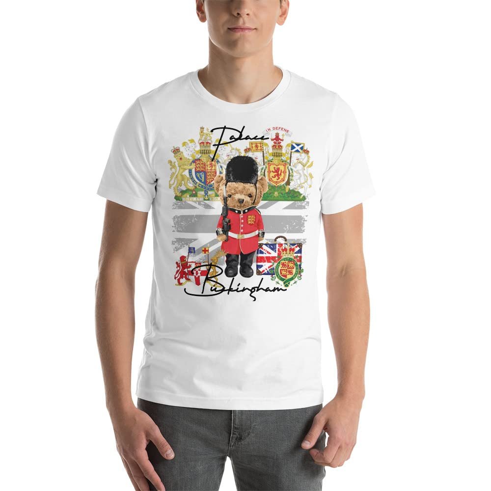 British Bear Unisex T-Shirt White