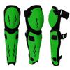 Hagan Hockey H-5.0 Shin Pad Adjustable Gear for Enhanced Agility and Durable Protection in DEK Street and Ball Hockey Indoor Outdoor Play - Green: Senior 14-16" view 1