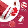 Near Zero Waterproof Camping Footprint - 4.5 Oz Ultralight 20D Ripstop Nylon Multifunctional Tent Ground Tarp for Hiking, Picnic, & Backpacking, Carry Bag Included, 1 Person, Red (6.7 x 2.5 Ft) view 2