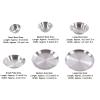 12PcsPortable Plate Set Dishes Set,Stainless Steel Camping Dinnerware Set,Tableware with Storage Bag for Outdoor Hiking Camping, Hiking,Picnic,BBQ,Beach, Stainless Steel Camping Dinnerware Set,12 view 3