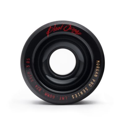 Blood Orange Morgan 60mm Longboard Wheel for Sliding, Surfskate, Cruising, Electric Skateboard, Freeride, LDP. (82a - Black)