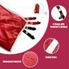 Near Zero 2-Person Tent Footprint, Waterproof Ultralight Camping Tarp, 6 oz 20D Ripstop Nylon Ground Sheet for Backpacking & Hiking, Buckle Clips, Carry Bag Included, Red (7 x 4.2 ft) view 2