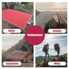 Near Zero 2-Person Tent Footprint, Waterproof Ultralight Camping Tarp, 6 oz 20D Ripstop Nylon Ground Sheet for Backpacking & Hiking, Buckle Clips, Carry Bag Included, Red (7 x 4.2 ft) view 4