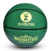 Zo Athletics Weighted Basketball - Workout Included on The 3lb Heavy Basketball for Training and Dribbling Drills - Training Equipment for Teen Boys and Girls (Green) view 1