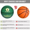 Zo Athletics Weighted Basketball - Workout Included on The 3lb Heavy Basketball for Training and Dribbling Drills - Training Equipment for Teen Boys and Girls (Green) view 4