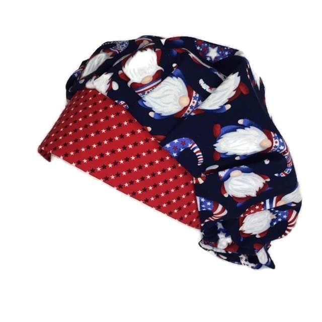 Bouffant Scrub Cap Gnome of the Free Scrub Hat OR Hats Womens Scrub Caps