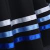 Nikiikoo Kids Girls Ballet Character Circle Dance Skirts Liturgical Full Circle Skirt Lyrical Praise Dancewear Black,Blue 10 Years view 4