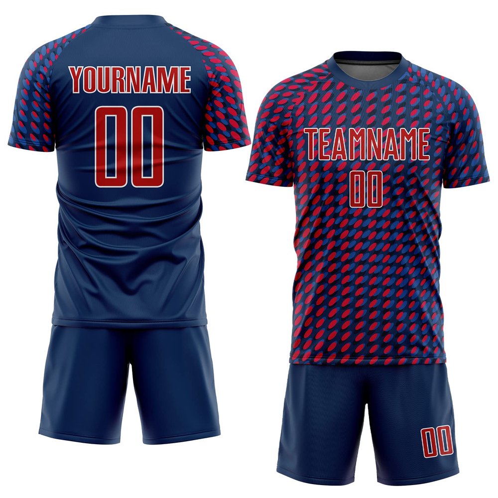 Custom Soccer Jerseys Suit with Gradient Design Printed Name Number Sports Training Uniforms for Men