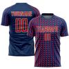 Custom Soccer Jerseys Suit with Gradient Design Printed Name Number Sports Training Uniforms for Men view 2
