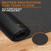 Treadmill Mat 78"x36", WERCHO Walking Pad Mat for Carpet Hardwood Floors 6mm Heavy-Duty Exercise Equipment Mat for Treadmil Pad, Rowing Machine, Spin Bike, Elliptical Trainer, Home, Gym view 2