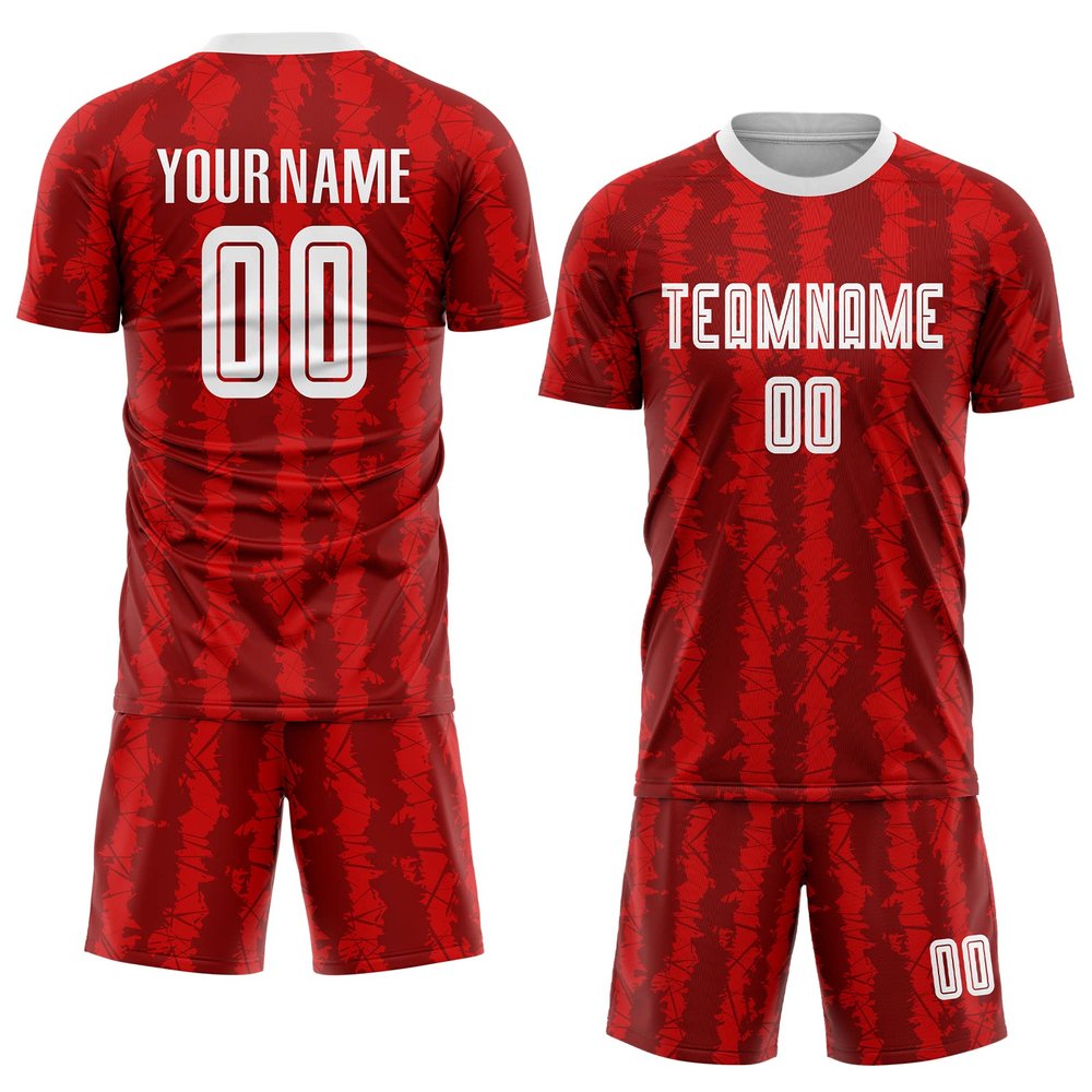 Custom High School Soccer Jerseys Set Personalized Soccer Shirt Printed Name&Number&Logo